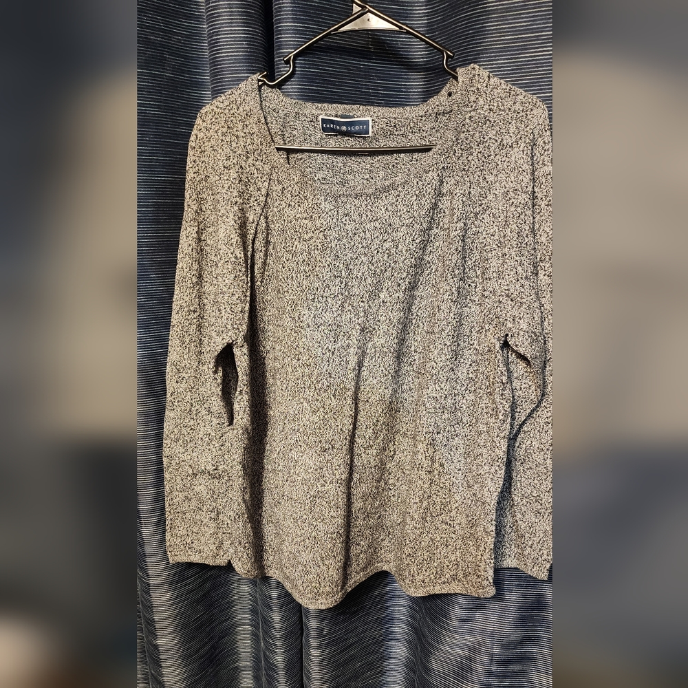 Karen Scott womens sweater lg